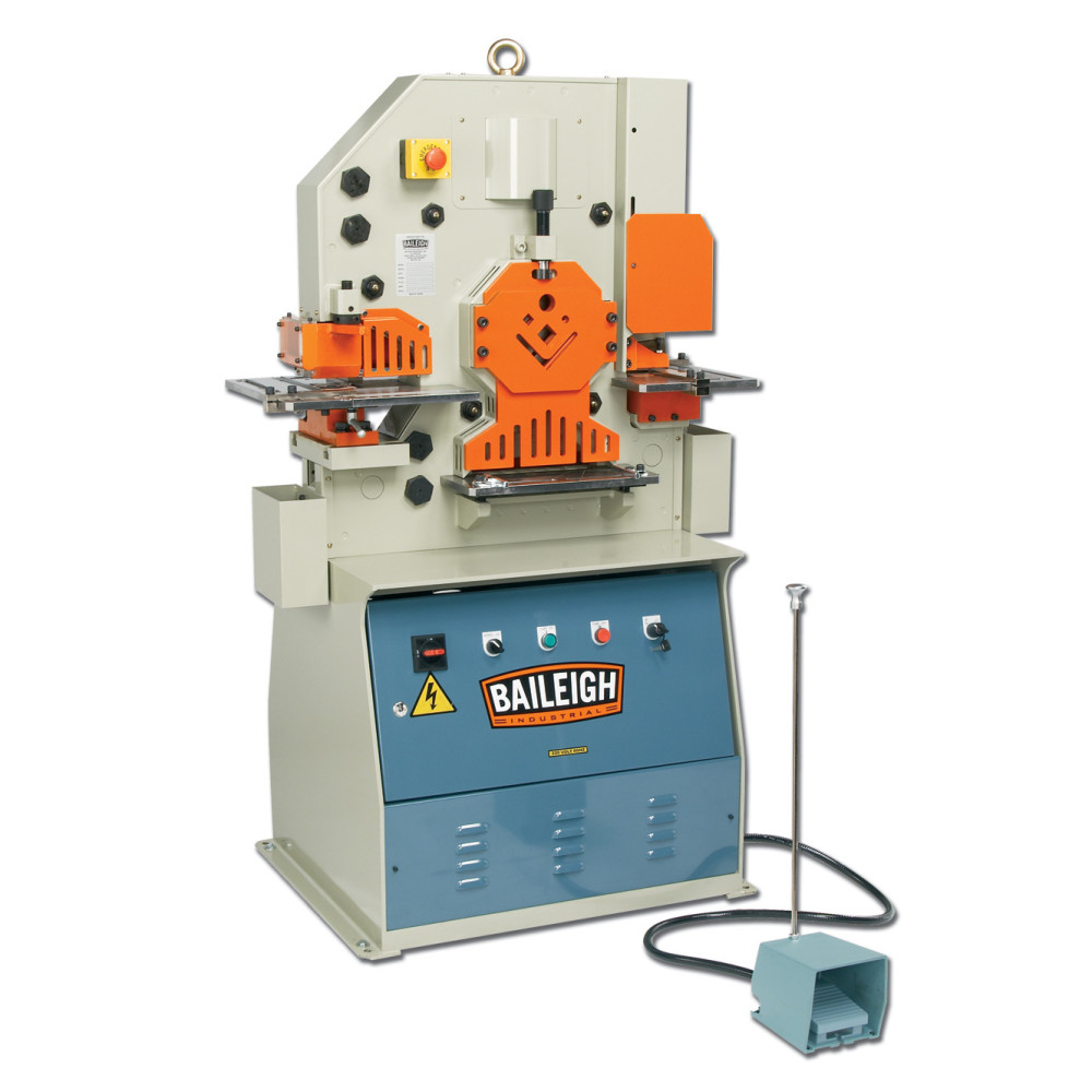 

Baileigh SW-503 Ironworker Machine 50 Ton 5 Stations Hydraulic