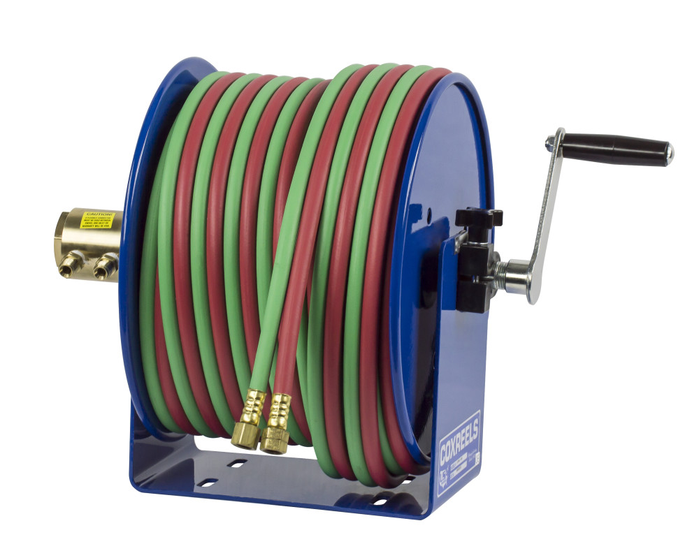 

Coxreels Welding Hand Crank Hose Reel 1/4" x 100' T Grade 200PSI