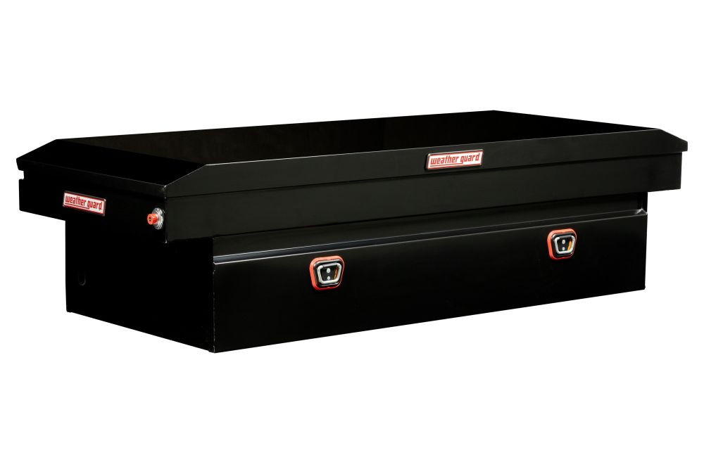 

Weather Guard Saddle Box Steel Full Extra Wide Gloss Black