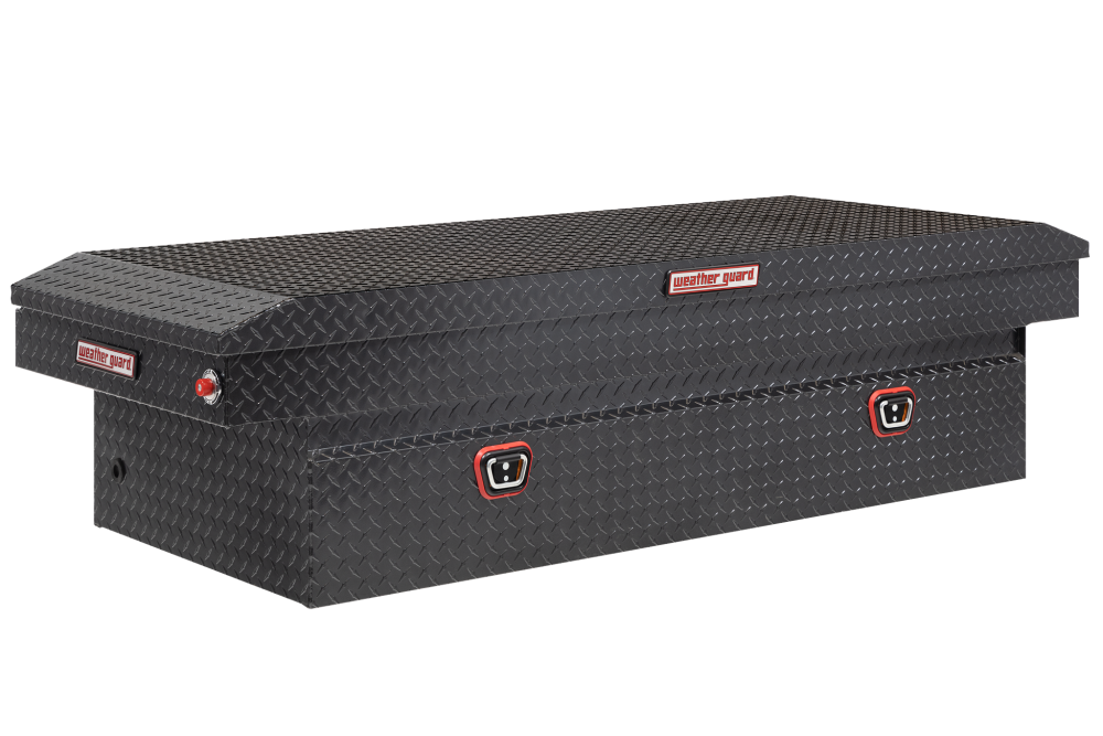 

Weather Guard Saddle Truck Tool Box Aluminum Full Extra Wide