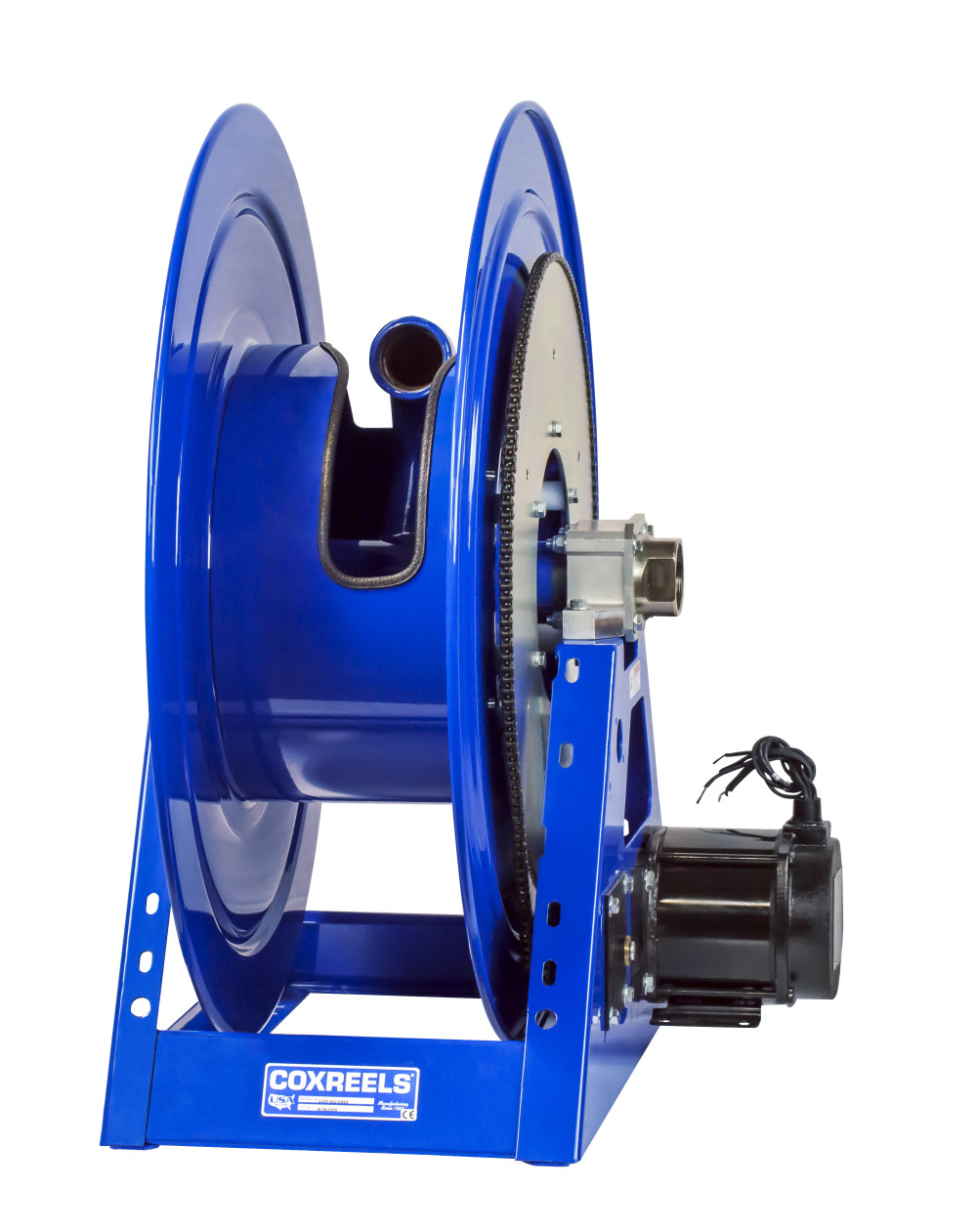 

Coxreels Hose Reel 12V DC 1/2HP Motorized 2" x 125' 1000PSI No Hose