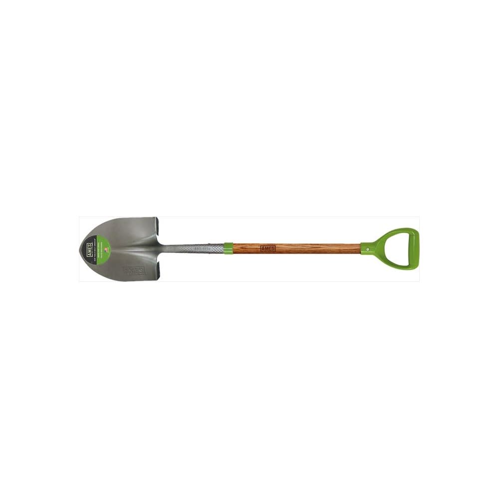 

Ames Round Point Digging Shovel with Ash Hardwood D-Handle