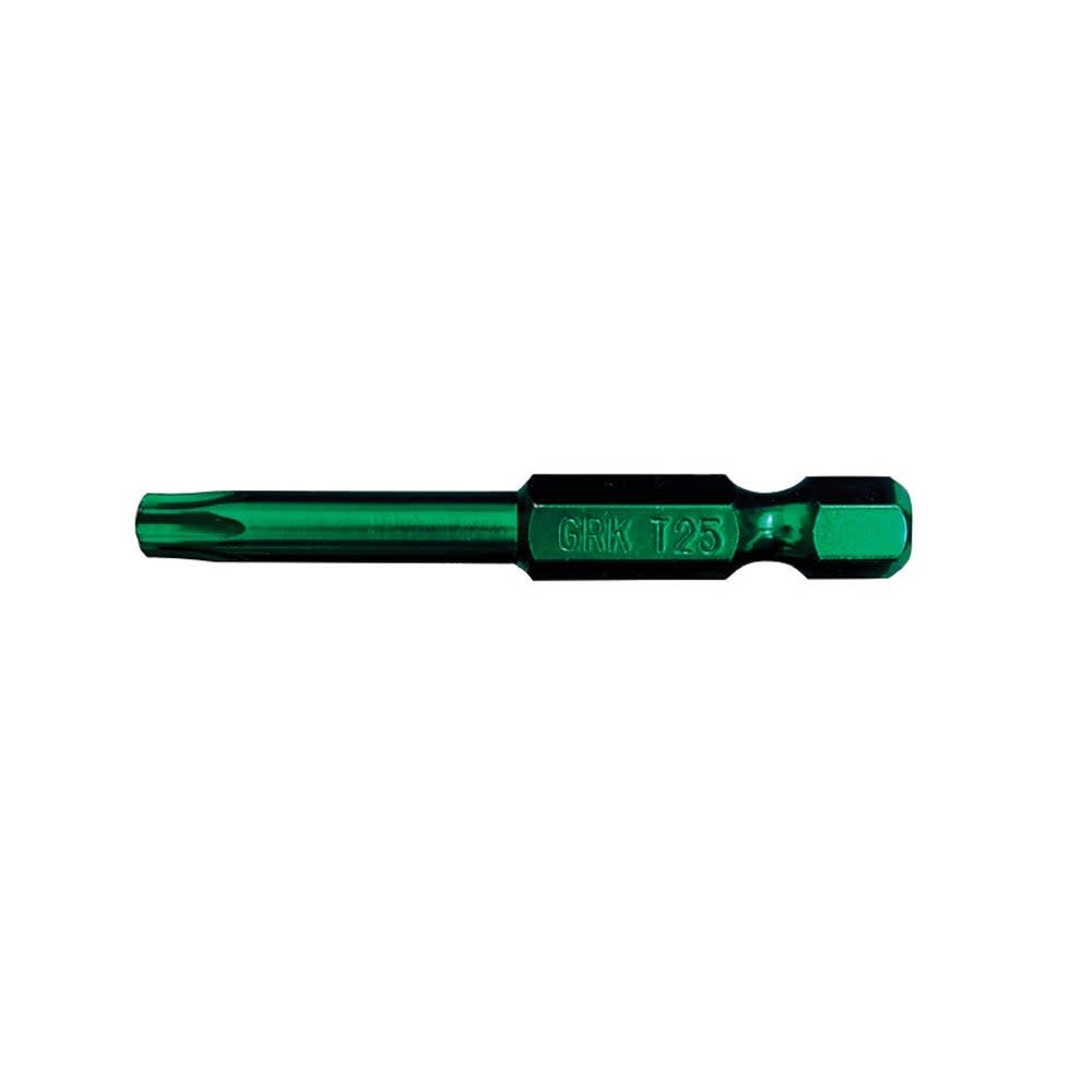 

GRK Fasteners T-25 2 In. Length Green Carbon Steel Star Drive Bit