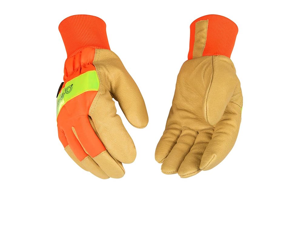 

Kinco X-Large High-Visibility Orange Pigskin Palm Leather Gloves