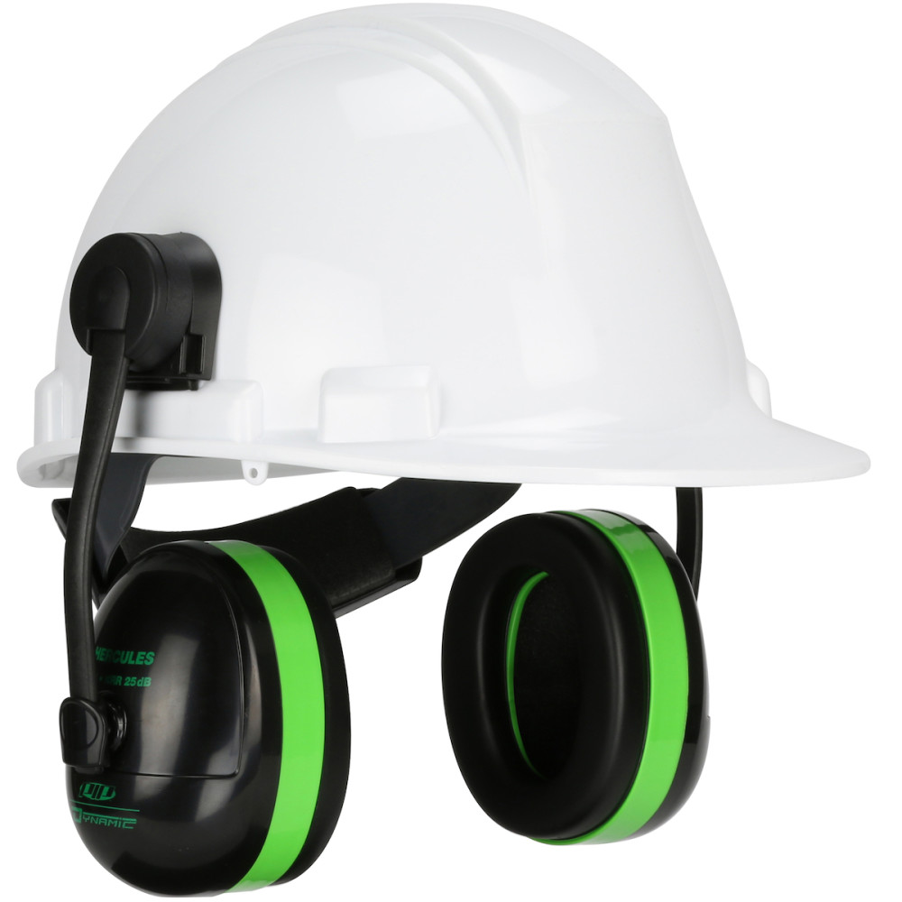 Protective Industrial Products Ear Muff Dynamic Hercules Green/Black Cap Mounted Passive