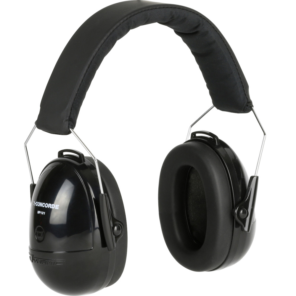 

Protective Industrial Products Ear Muff Dynamic Concorde Black Passive with Foldable Band