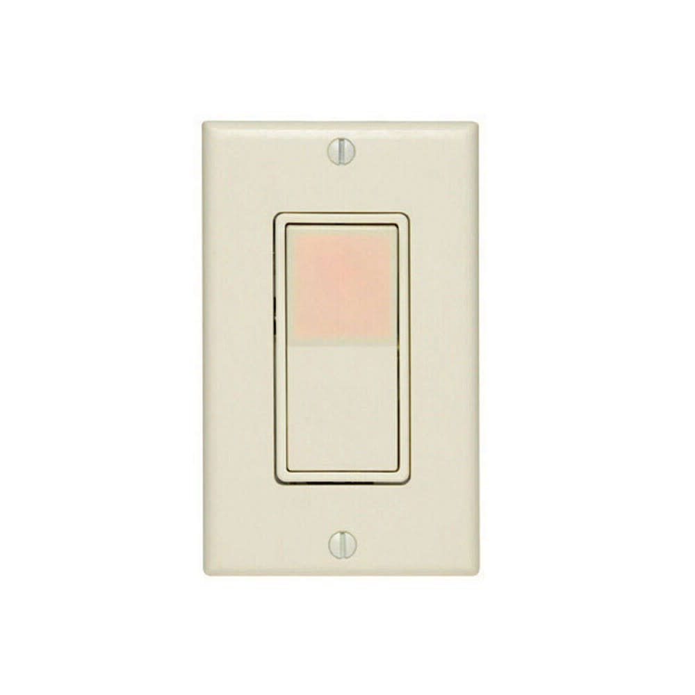 

Leviton Decora Illuminated Rocker Switch 15A 120V Light Almond
