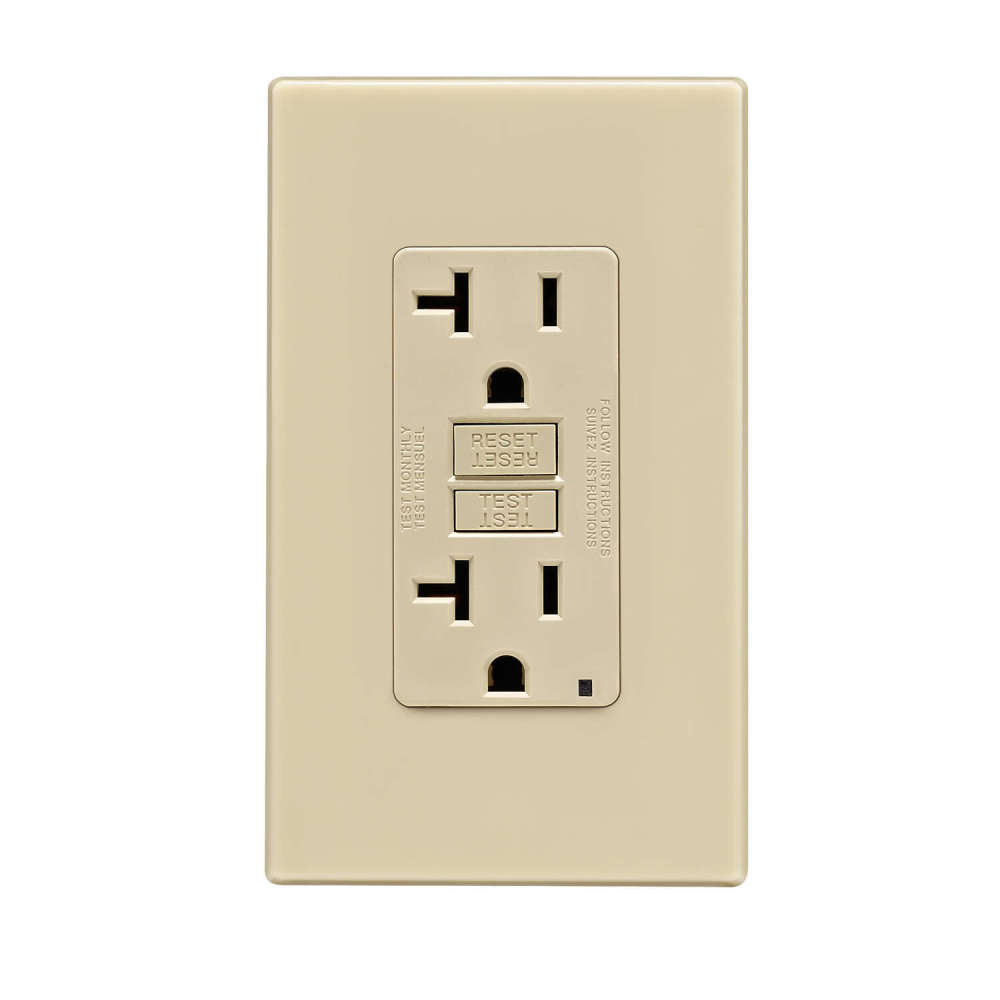 

Leviton SmartlockPro GFCI Outlet 20A 125V Ivory NEMA 5-20R