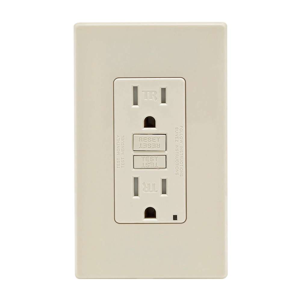 

Leviton SmartlockPro GFCI Outlet 15A 125V Light Almond NEMA 5-15R