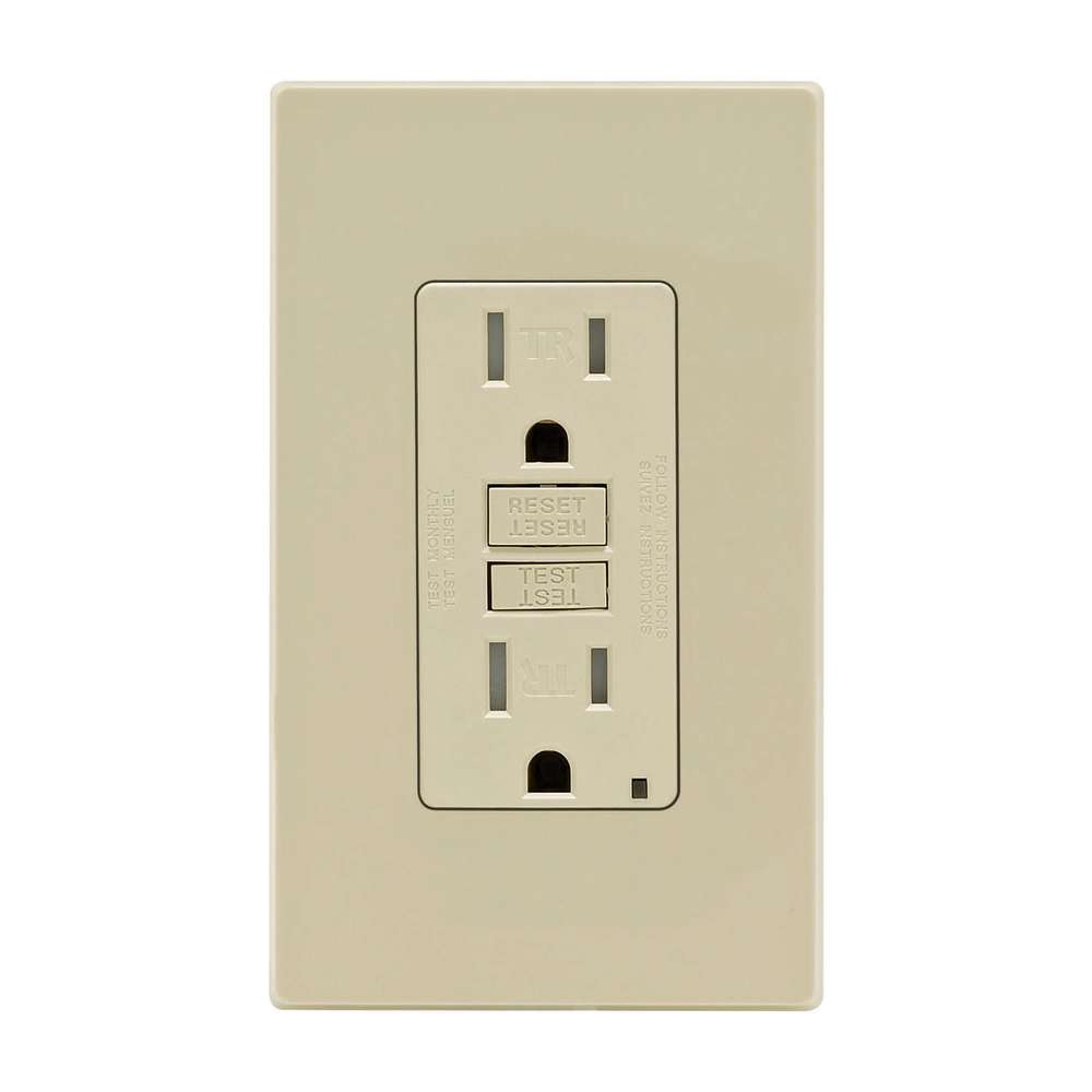 

Leviton SmartlockPro GFCI Outlet 15A 125V Ivory NEMA 5-15R