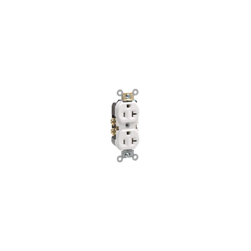 

Leviton 20A 125V White Indented Face Duplex Receptacle Outlet 10pk