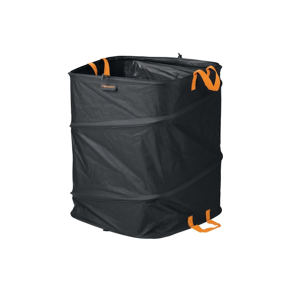 

Fiskars 57 Gallon Black Square Collapsible Garden Bag