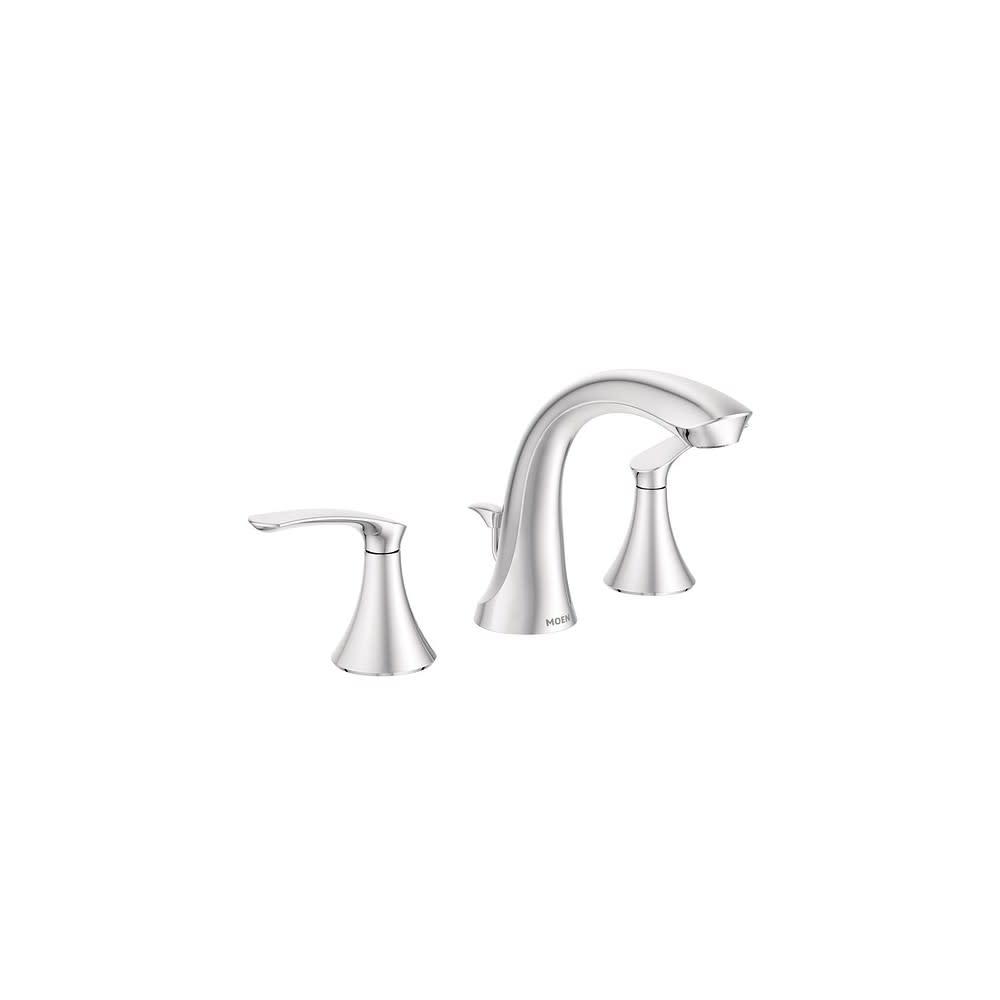 

Moen Darcy Bathroom Lavatory Faucet Chrome 2 Handle High Arc