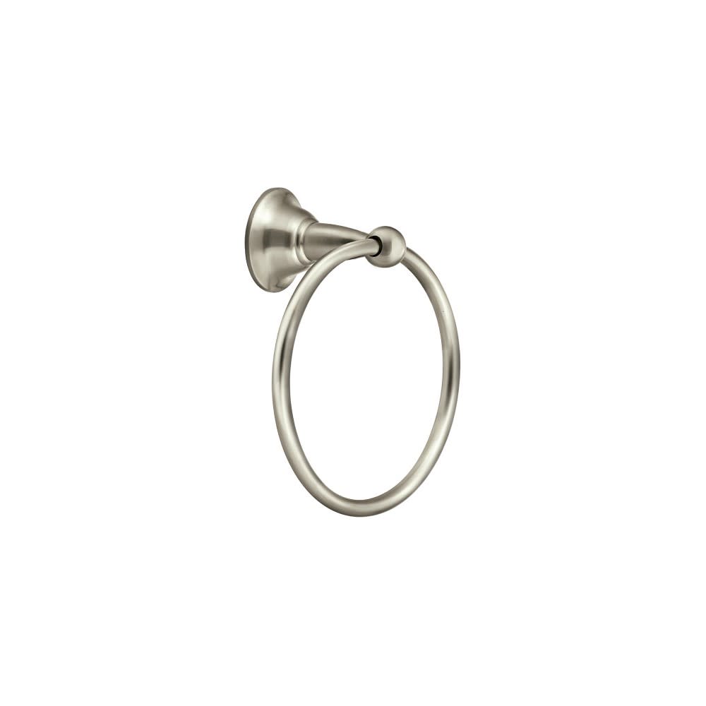 

Moen Sage Towel Ring Brushed Nickel Brass