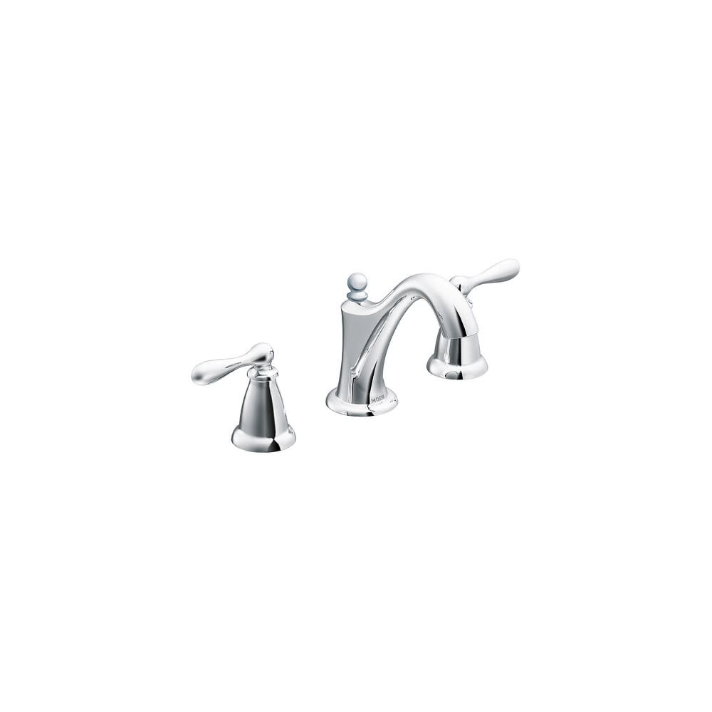 

Moen Caldwell Bathroom Lavatory Faucet Chrome 2 Handle High Arc