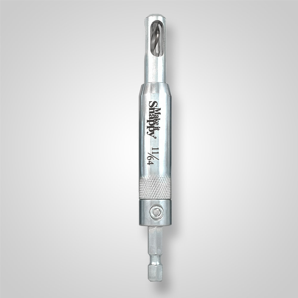 

Make It Snappy Drill Bit 11/64" HSS Twist Drill Self Centering Hinge Bit