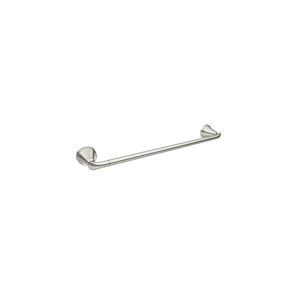 

Moen Tiffin Brushed Nickel 18" Towel Bar with Press & Mark Stamp