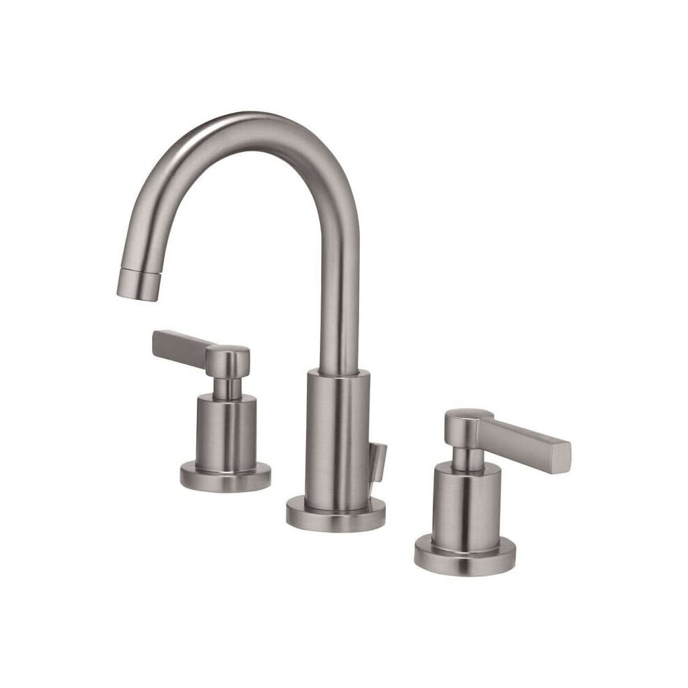 

Oakbrook Bathroom Sink Faucet Two Handle Brushed Nickel