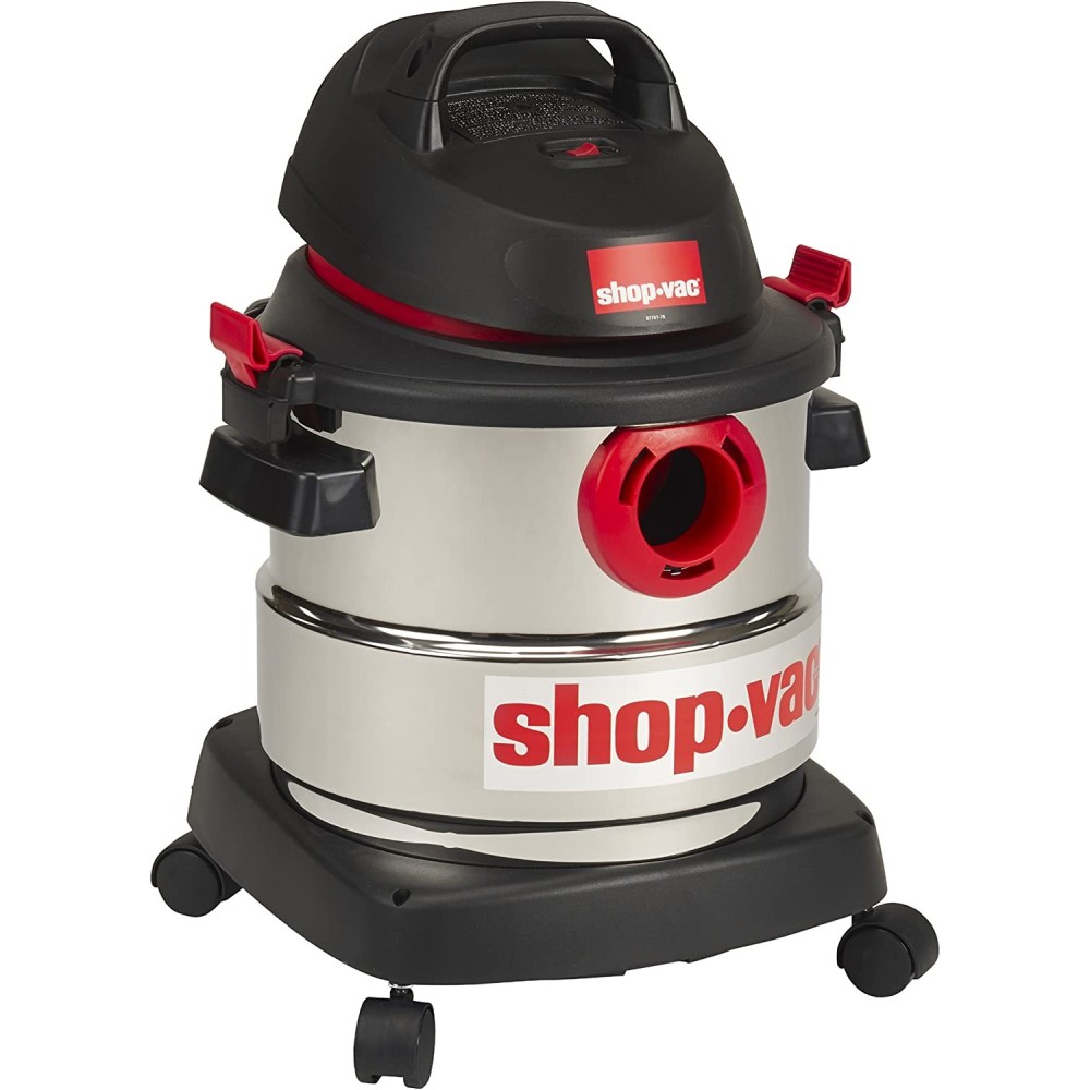 

Shop Vac Wet/Dry Vacuum 5 Gallon 4.5 Peak HP Stainless Steel