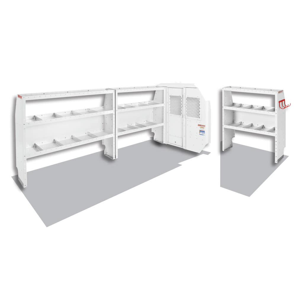 

Weather Guard Commercial Shelving Package for Full-Size 148 Inch Wheel Base Ford Transit Vans