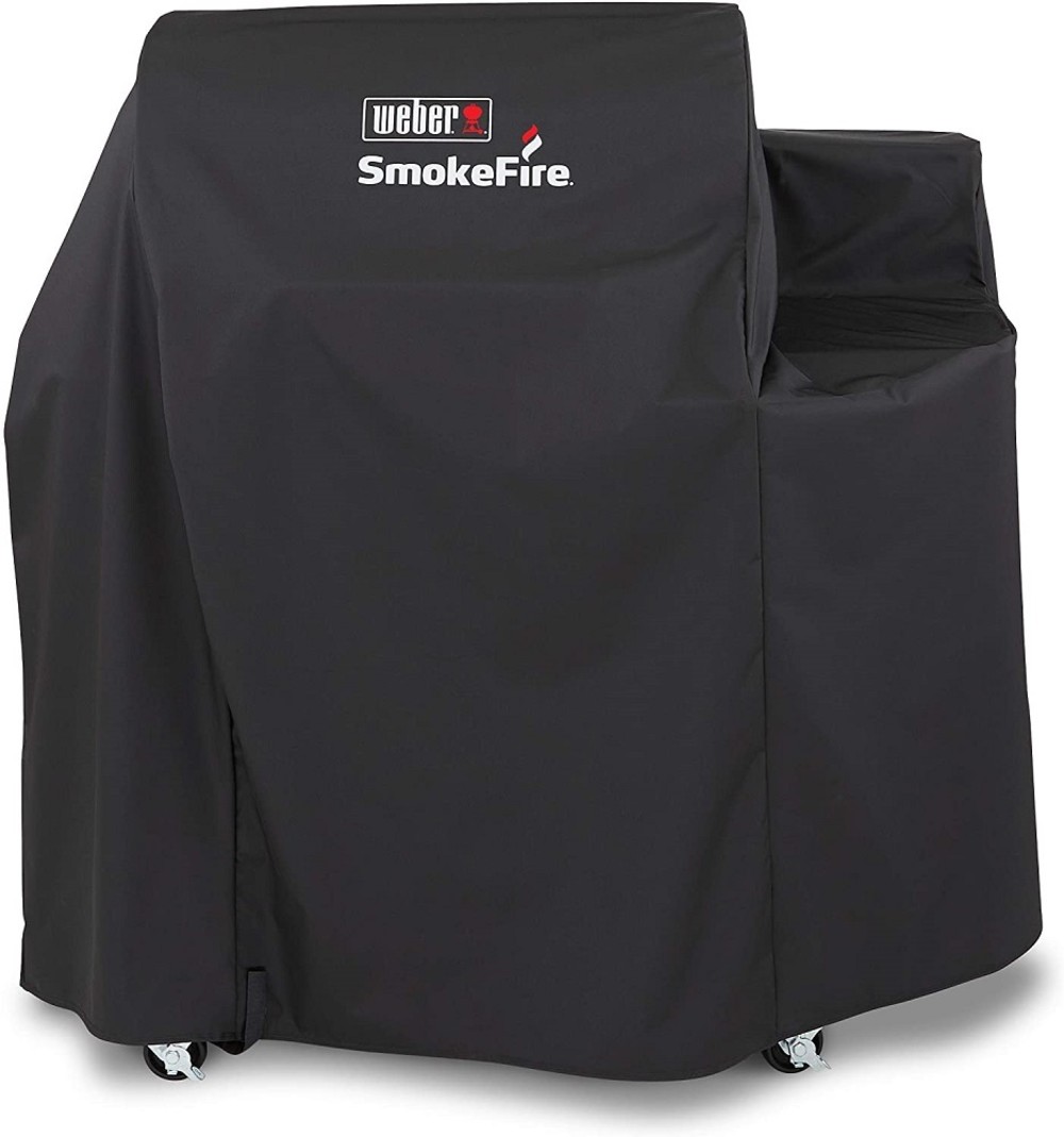 

Weber 24 In. Weather Resistant Premium Grill Cover for Smokefire EX4 Pellet Grill