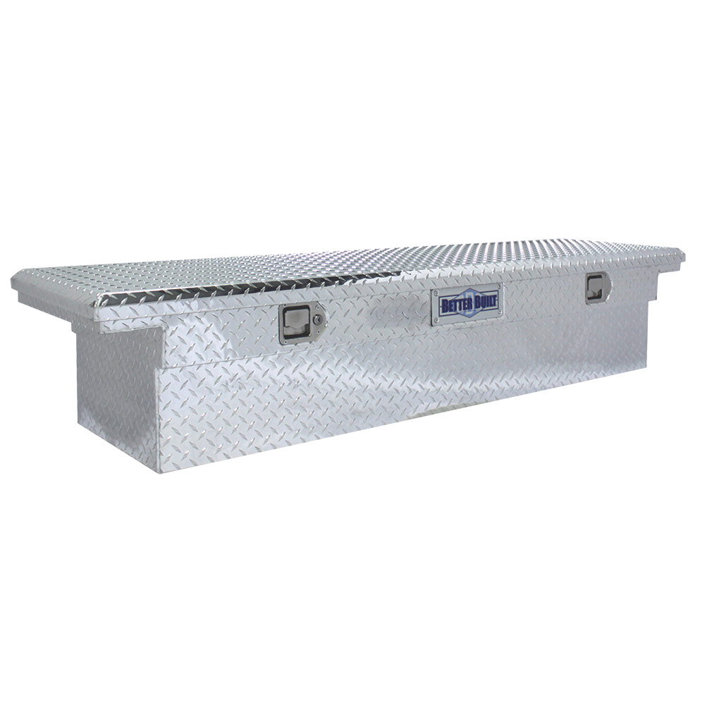 Better Built 61.5" Crown Saddle Truck Tool Box LOW PROFILE BRITE