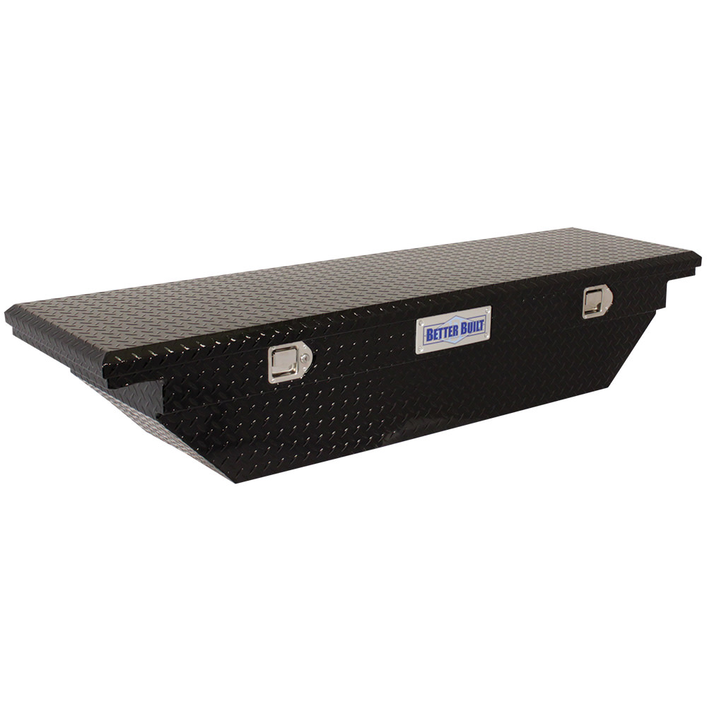 

Better Built 61.5" Crown Saddle Truck Tool Box LOW PROFILE GLOSS BLACK