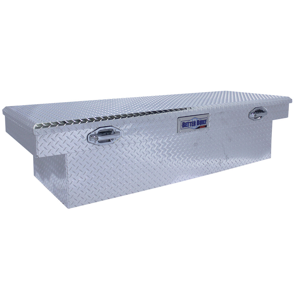 

Better Built 71" SEC Saddle Truck Tool Box DEEP & WIDE BRITE ALUMINUM