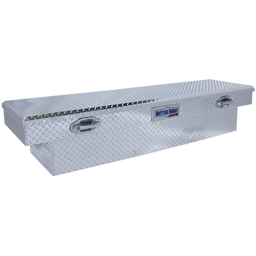 Better Built 63" SEC Saddle Truck Tool Box BRITE ALUMINUM
