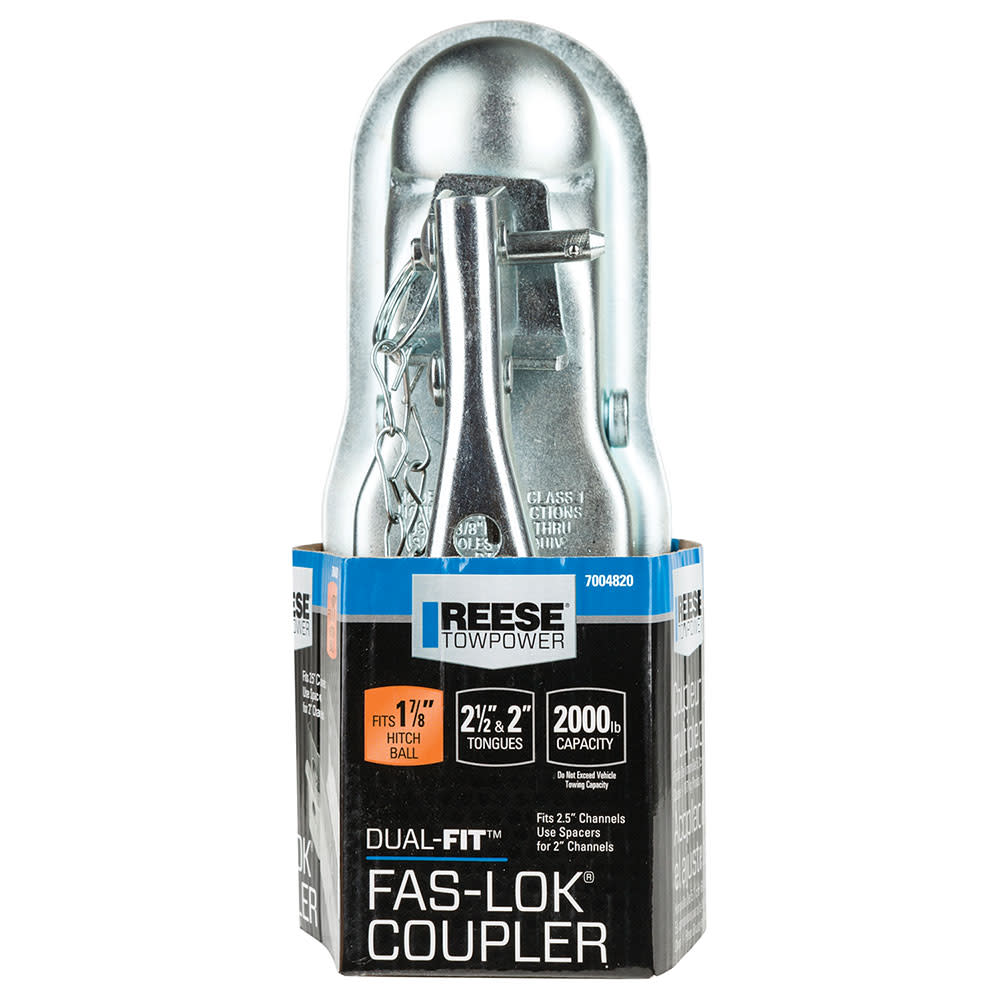 

Reese Dual Fit Fas Lok 1 7/8" 2000lbs Class I Straight Coupler