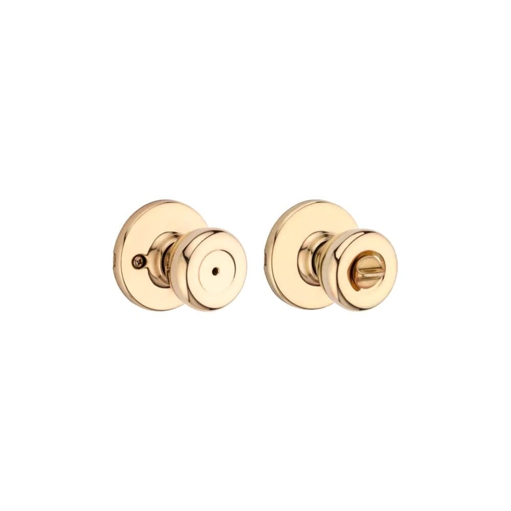 

Kwikset Polished Brass Bed/Bath Tylo Privacy Door Knob Set