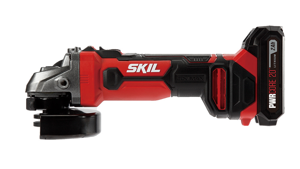 

SKIL 20V 4-1/2'' ANGLE GRINDER KIT WITH PWRCORE 20 2.0AH LITHIUM BATTERY