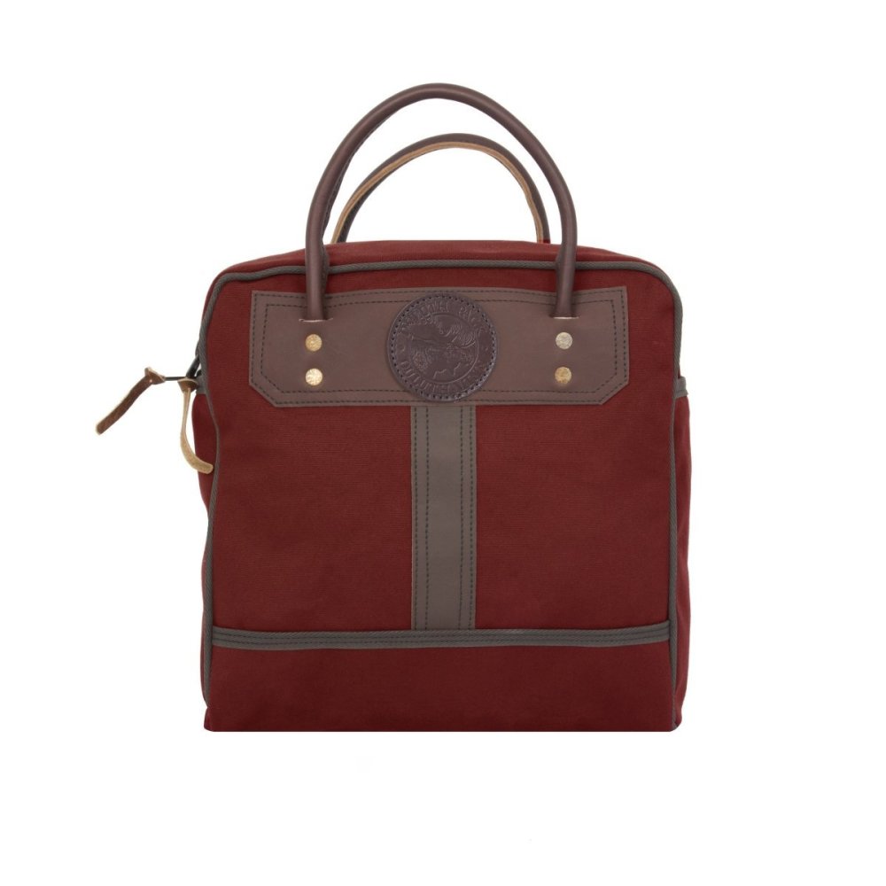 

Duluth Pack 17 Liters Capacity Burgundy Zip Top Tote