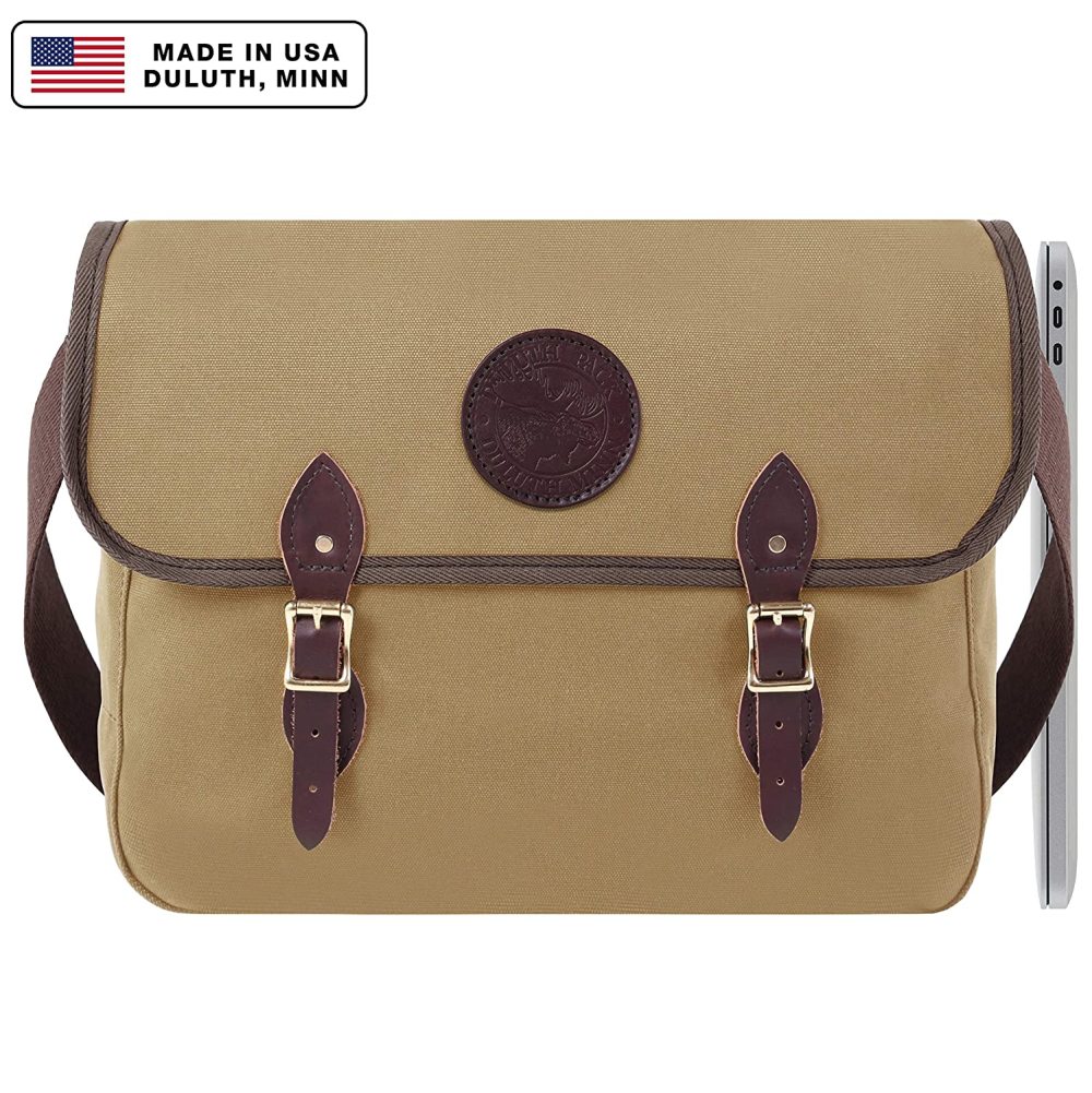 

Duluth Pack 15 In. 12 Liter Capacity Khaki Laptop Book Bag