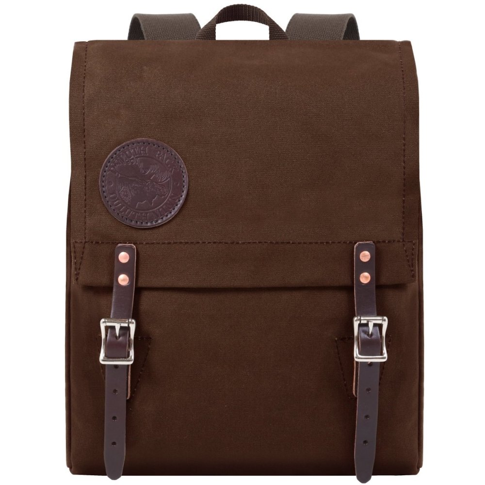 

Duluth Pack 9 Liter Capacity Brown Box Style Child's Backpack