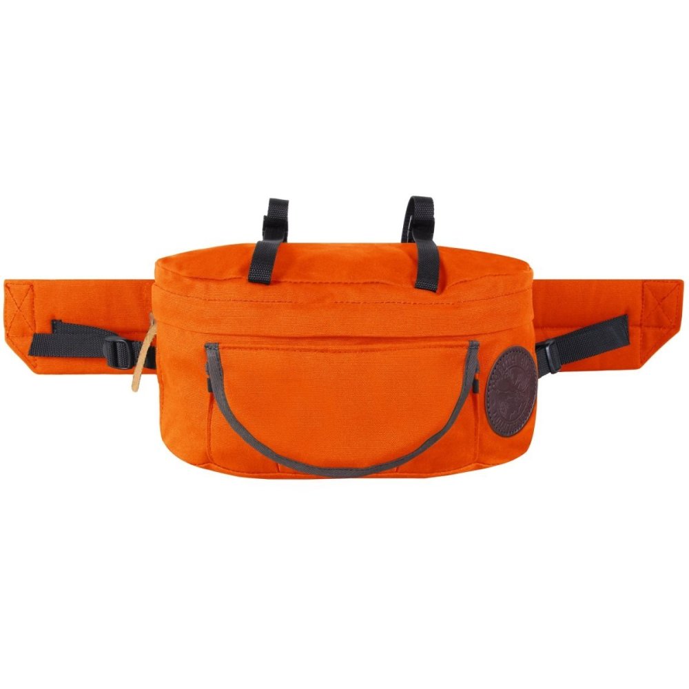 

Duluth Pack 9 Liter Capacity Orange Canvas Lumbar Pack