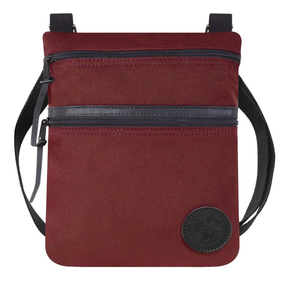 

Duluth Pack 4 Liter Capacity Burgundy Traverse Crossbody Bag