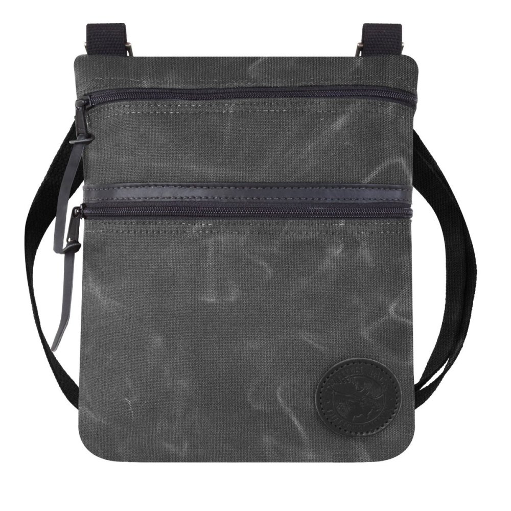 

Duluth Pack 4 Liter Capacity Wax Gray Traverse Crossbody Bag