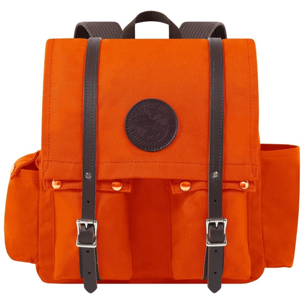 

Duluth Pack 15 Liter Capacity Orange Canvas Urban Pack