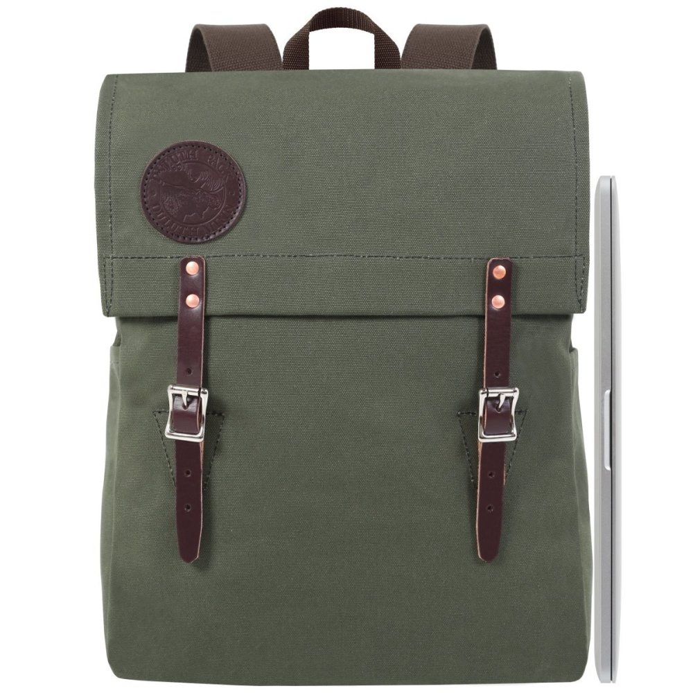 

Duluth Pack 20 Liter Capacity Olive Drab Laptop Scoutmaster Pack