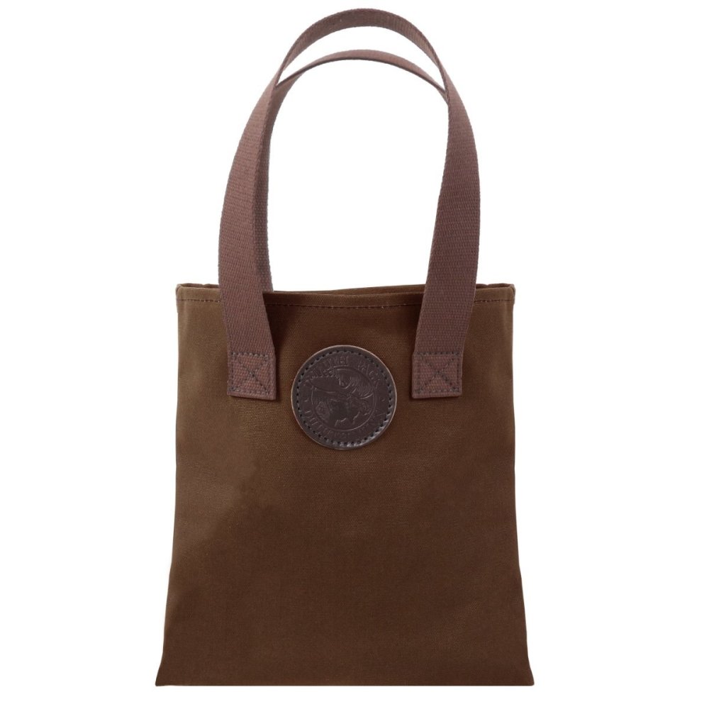 

Duluth Pack 6 Liter Capacity Brown Canvas Box Style Promo Tote