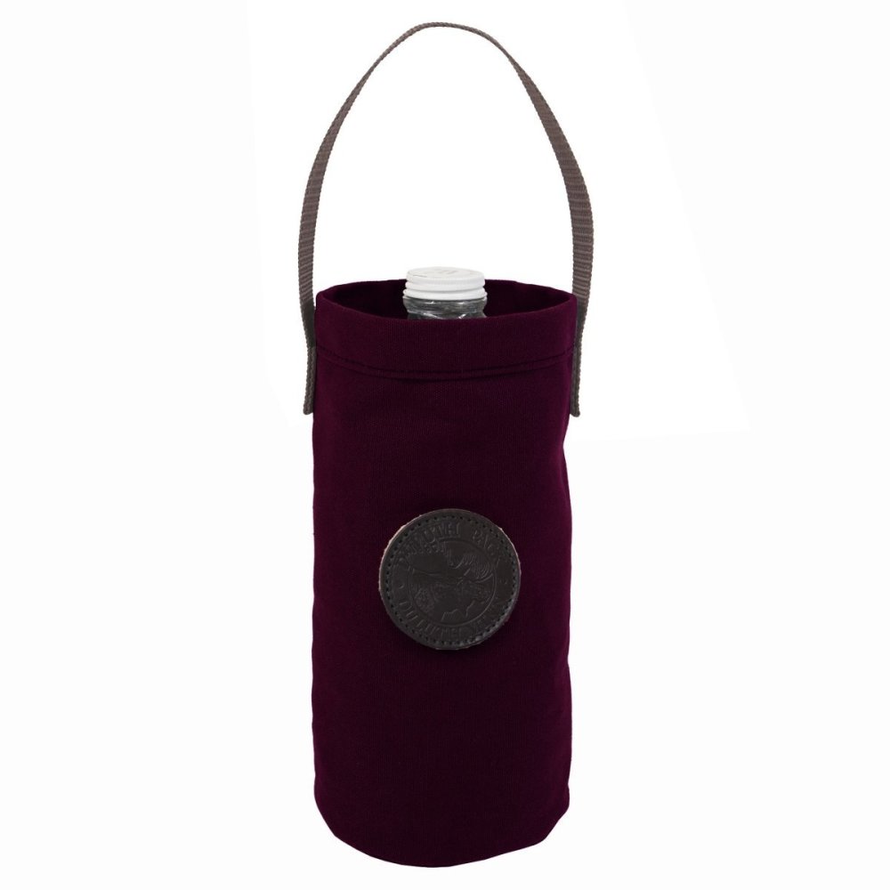 Duluth Pack 10 In. H x 5.5 In. W Burgundy Canvas Growler Tote
