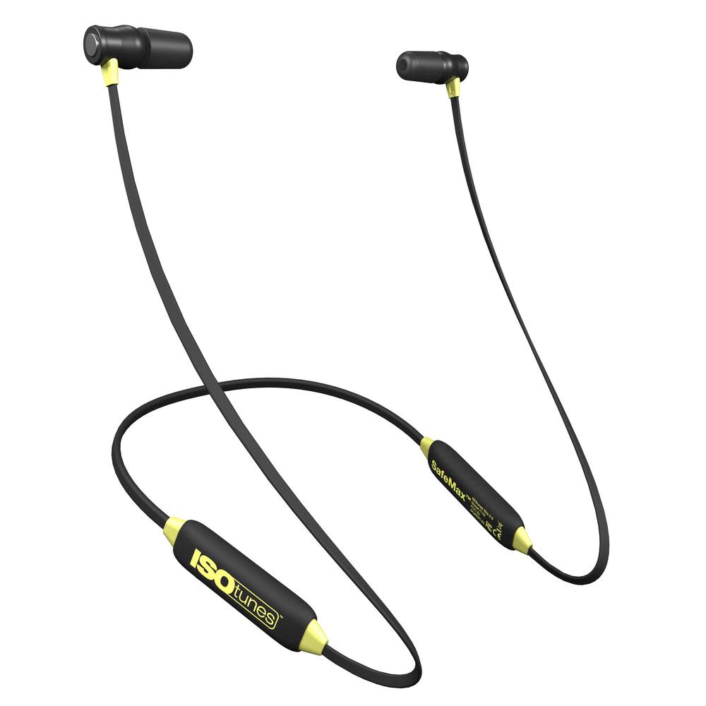 

ISOtunes XTRA 2.0 Bluetooth Earbuds 27 dB Yellow and Black