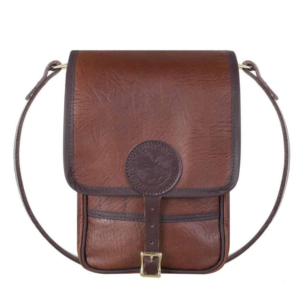 

Duluth Pack 6 Liter Capacity Brown Trim Bison Leather Haversack