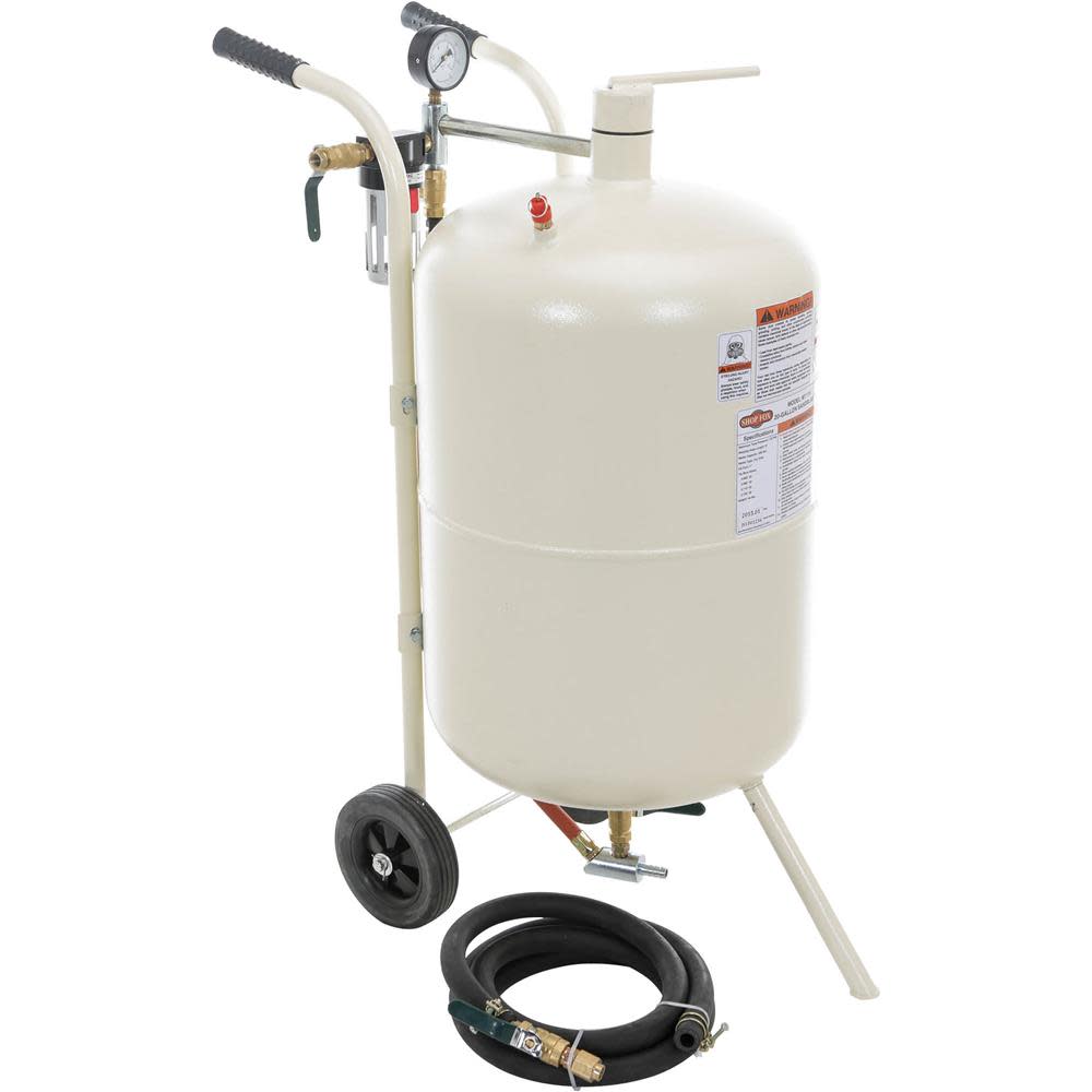 

Shop Fox Sandblaster 20 Gallon 65-125 Psi Benchtop Portable