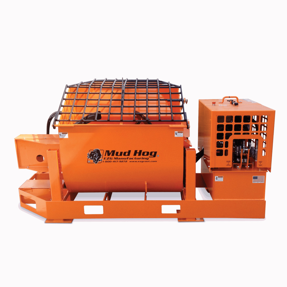 EZG Mfg Mud Hog Hydraulic Mixer 1.7HP Honda Gas Engine 20 Cu Ft