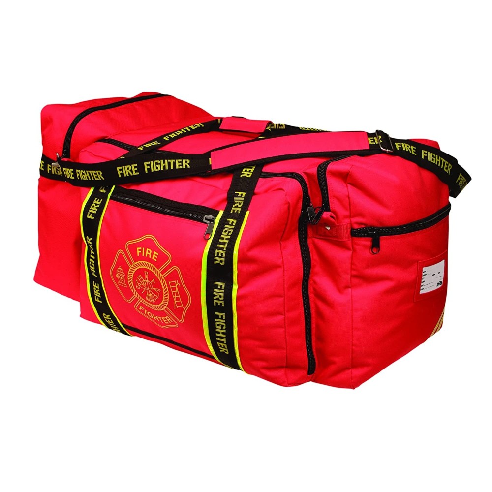 

Occunomix Firefighter Gear Bag Red with Firefighter Emblem