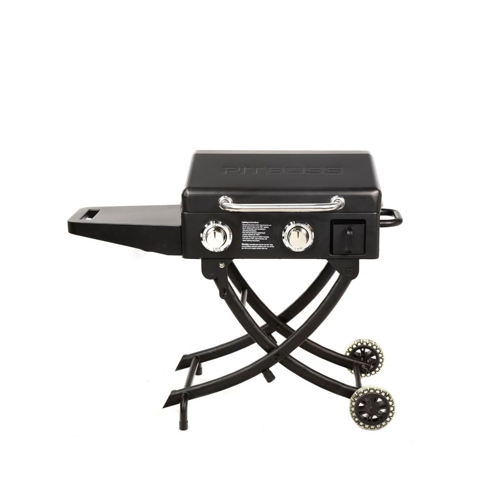

Pit Boss Griddle Propane Gas Tabletop 2 Burner with Legs