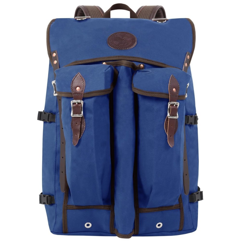 

Duluth Pack 57 Liter Capacity Royal Blue Canvas Bushcrafter Backpack