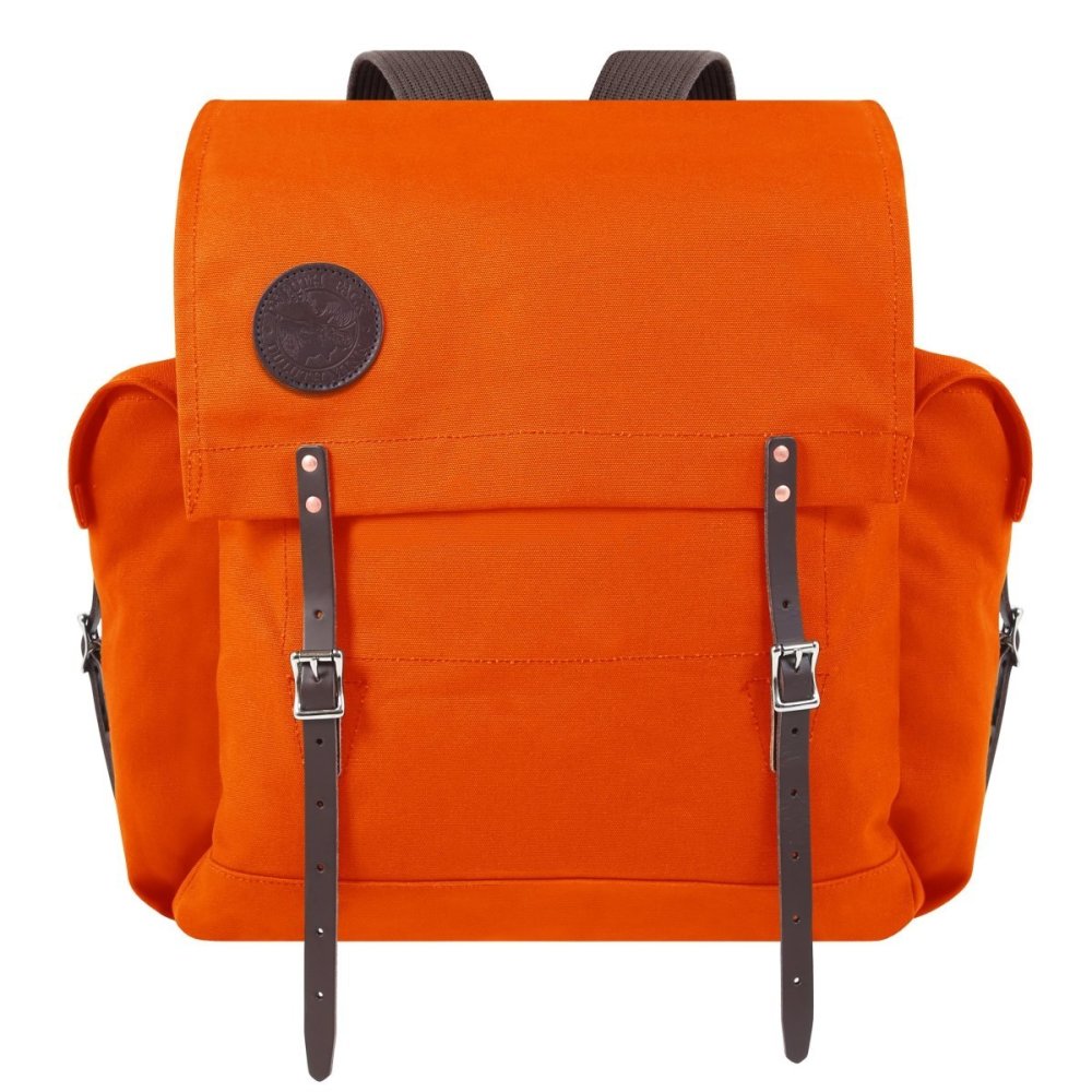 

Duluth Pack 34 Liter Capacity Orange Canvas #2 Cruiser Backpack Only